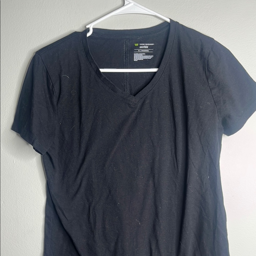 Black V-Neck Women's Top - Picture 3 of 3